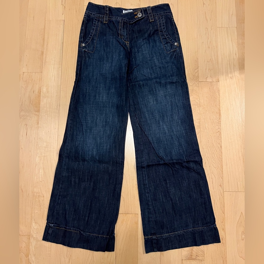 LOFT Wide-Leg Trouser Jeans 00P